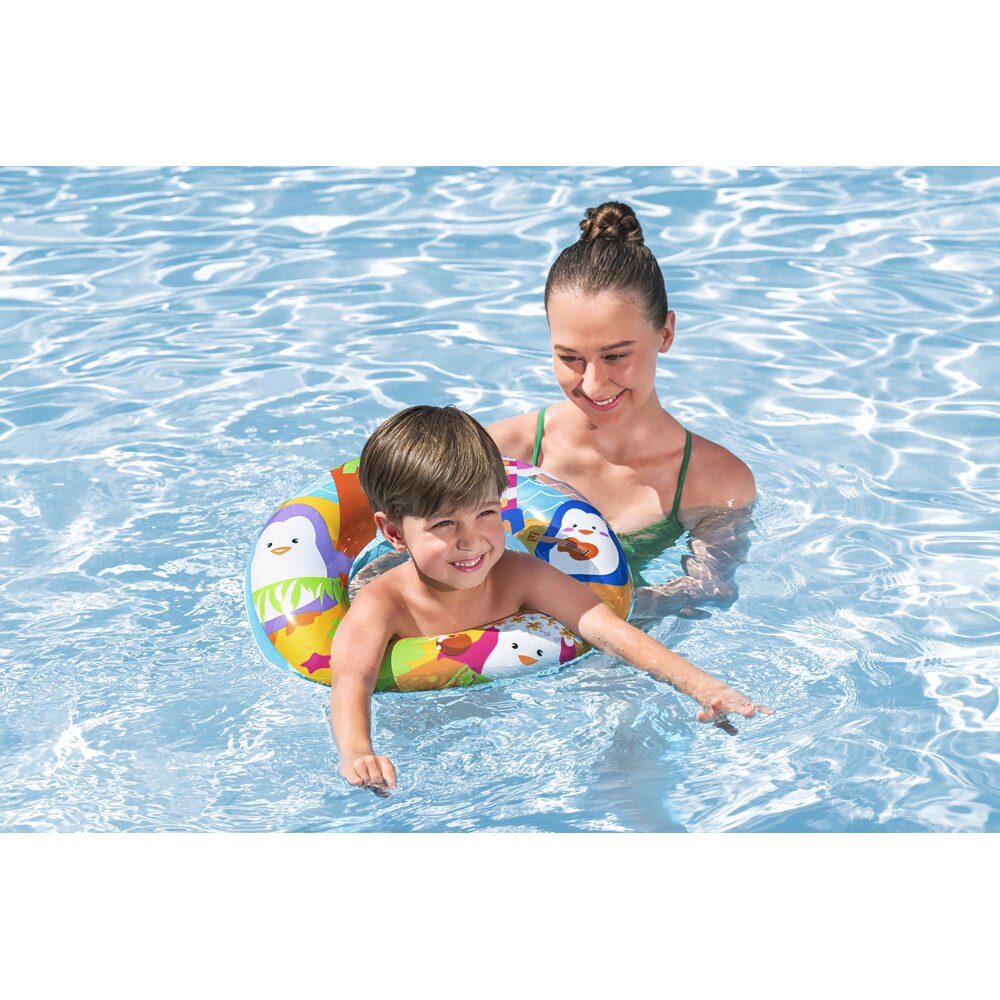 Colac de inot gonflabil BESTWAY, 51 cm, 3-6 ani, cu desene, 1 buc