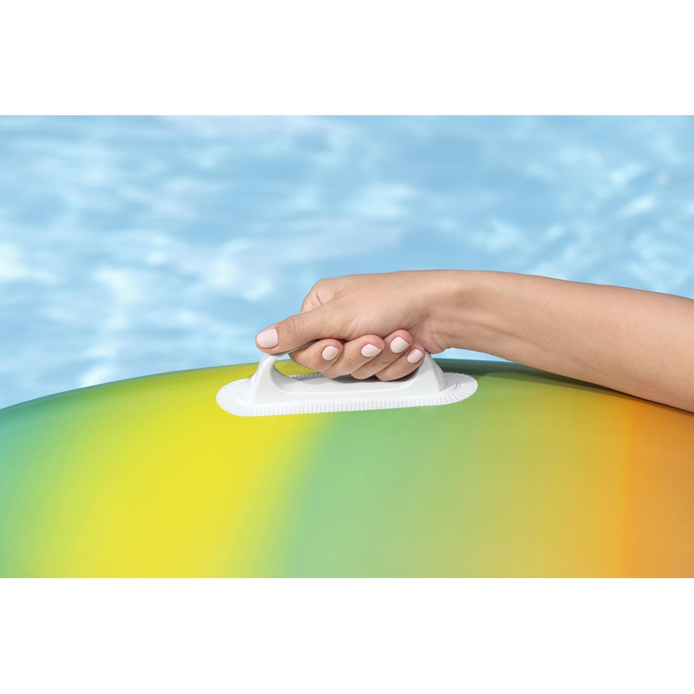 Colac de inot gonflabil cu manere BESTWAY, 119 cm, 12 ani+, capacitate maxima 100 kg, multicolor