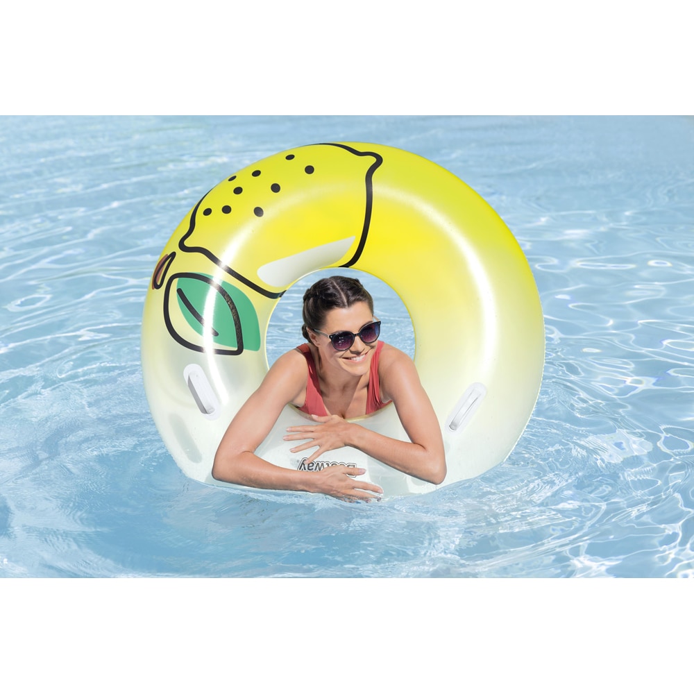 Colac de inot gonflabil BESTWAY, 114 cm, 12 ani+, capacitate maxima 100 kg, model lamaie