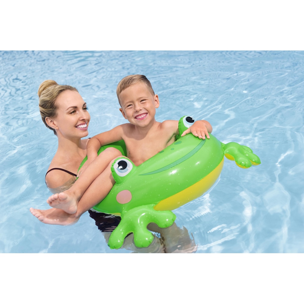 Colac de inot gonflabil BESTWAY, 3-6 ani, capacitate maxima 60 kg, forma animalut, 1 buc