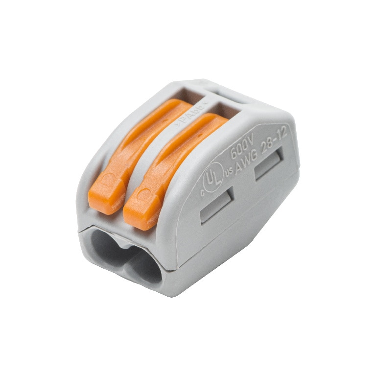 Cleme Wago, 2 poli, Conector cablu, 2 porturi, 10 buc