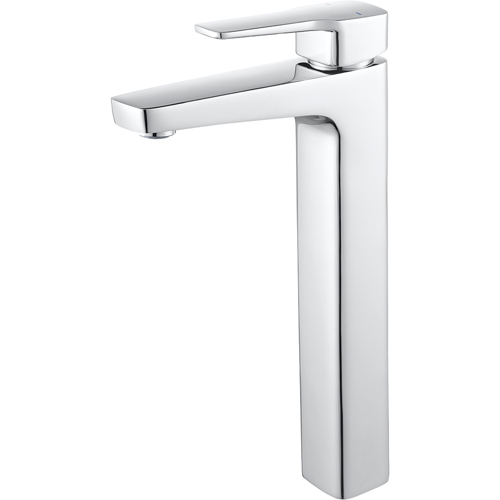 Baterie lavoar GOODHOME Teesta, inaltime 30.1 cm, alama, argintiu