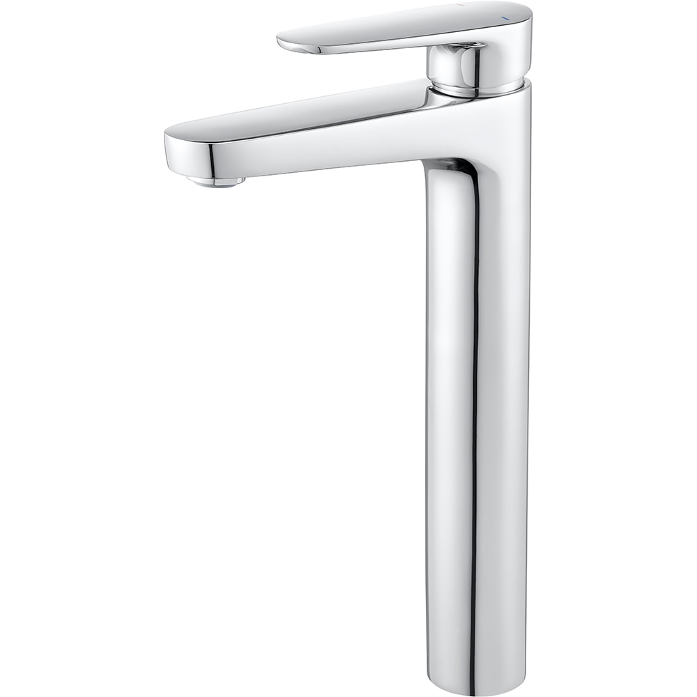 Baterie lavoar GOODHOME Cavally, inaltime 30.1 cm, alama, argintiu