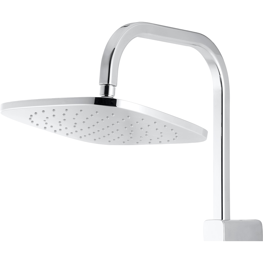 Sistem dus GOODHOME Teesta, termostat, 3 functii, argintiu