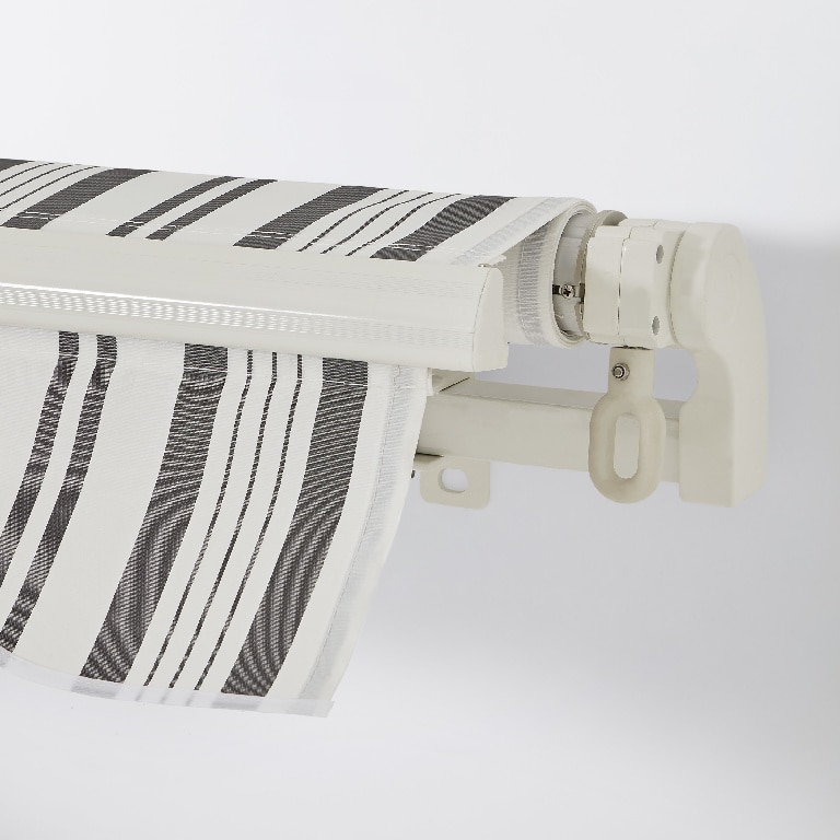 Copertina retractabila manuala multicolor, cadru aluminiu/otel, 300 x 200 cm • Blooma