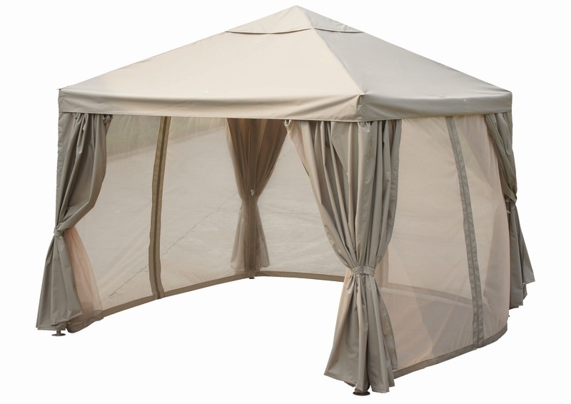 Pavilion gradina, patrat, taupe, 300 x 300 cm • Blooma Preston