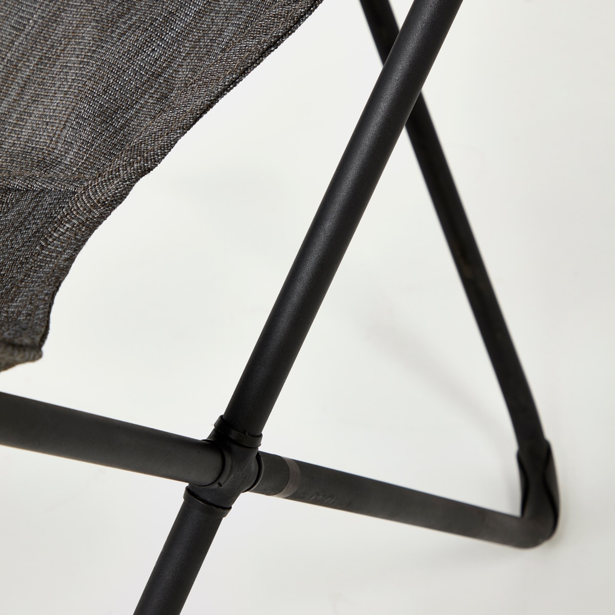 Scaun de gradina, gri, otel, 82 x 81 x 100 cm • Mataso