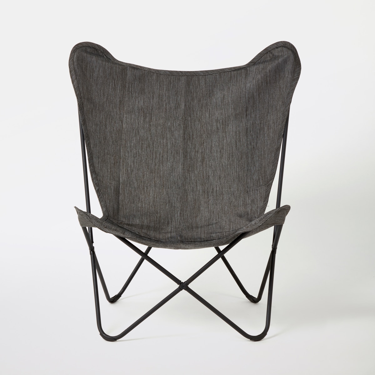 Scaun de gradina, gri, otel, 82 x 81 x 100 cm • Mataso