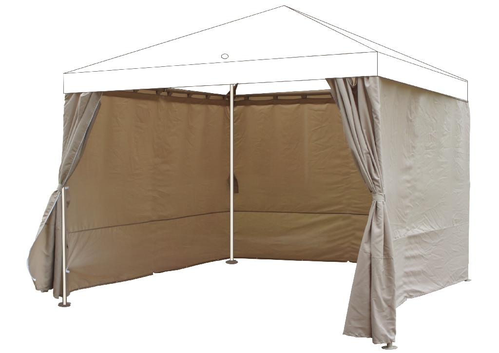 Pereti pavilion BLOOMA Preston Taupe, 3 m, crem