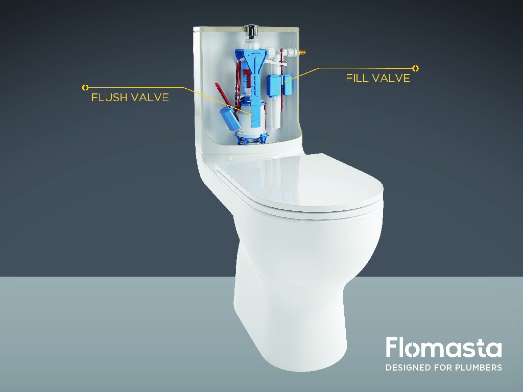 Robinet flotor pentru rezervor WC, alimentare laterala, 3/8