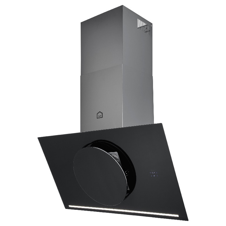 Hota unghiulara, negru, 151W, A++, 900 x 1130 x 380 mm  GoodHome Bamia