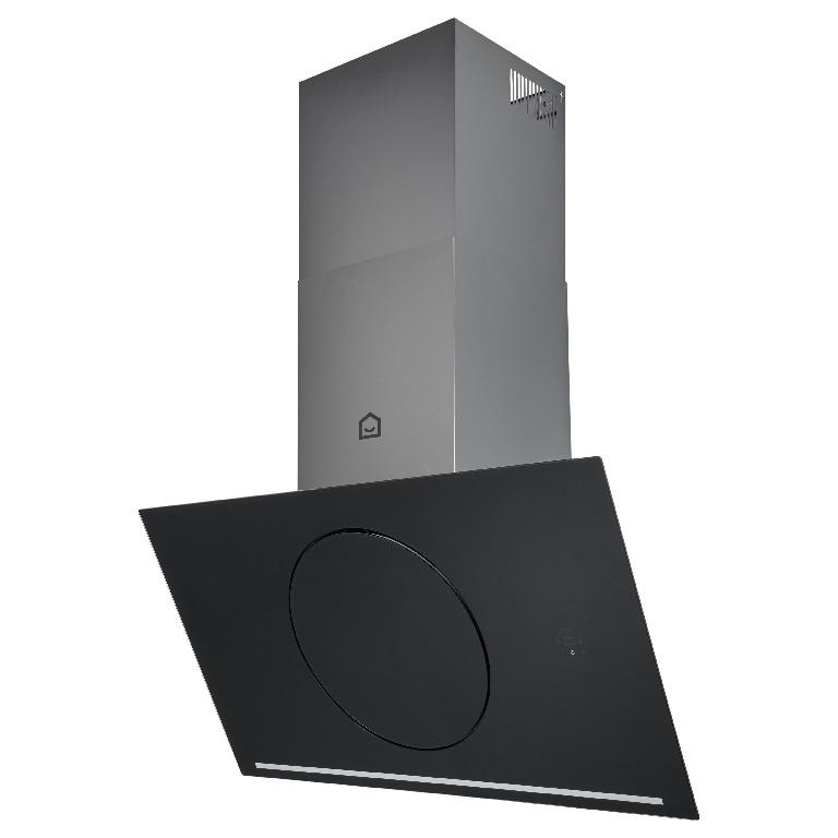 Hota unghiulara, negru, 151W, A++, 900 x 1130 x 380 mm  GoodHome Bamia