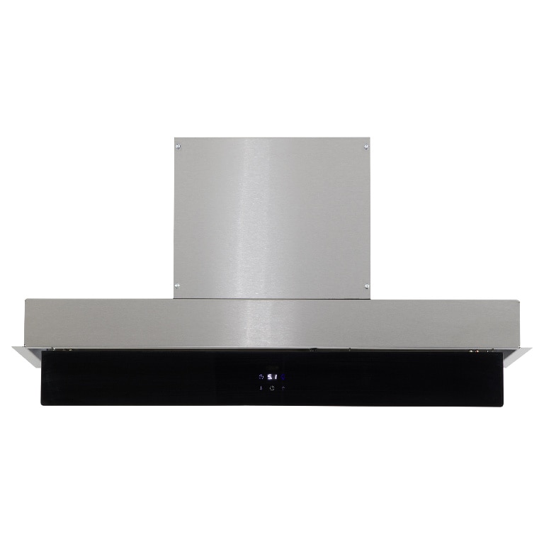 Hota incorporabila GOODHOME Bamia GHIH80, 1 motor, 765 m3/h, L 80 cm, negru-inox