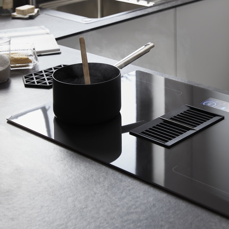 Plita cu inductie, 4 arzatoare, sticla ceramica, negru  GoodHome