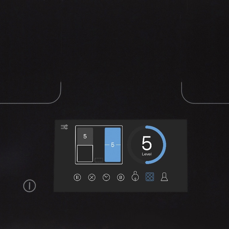 Plita incorporabila GOODHOME GHIHAC60, Inductie, 4 arzatoare, Touch control, negru