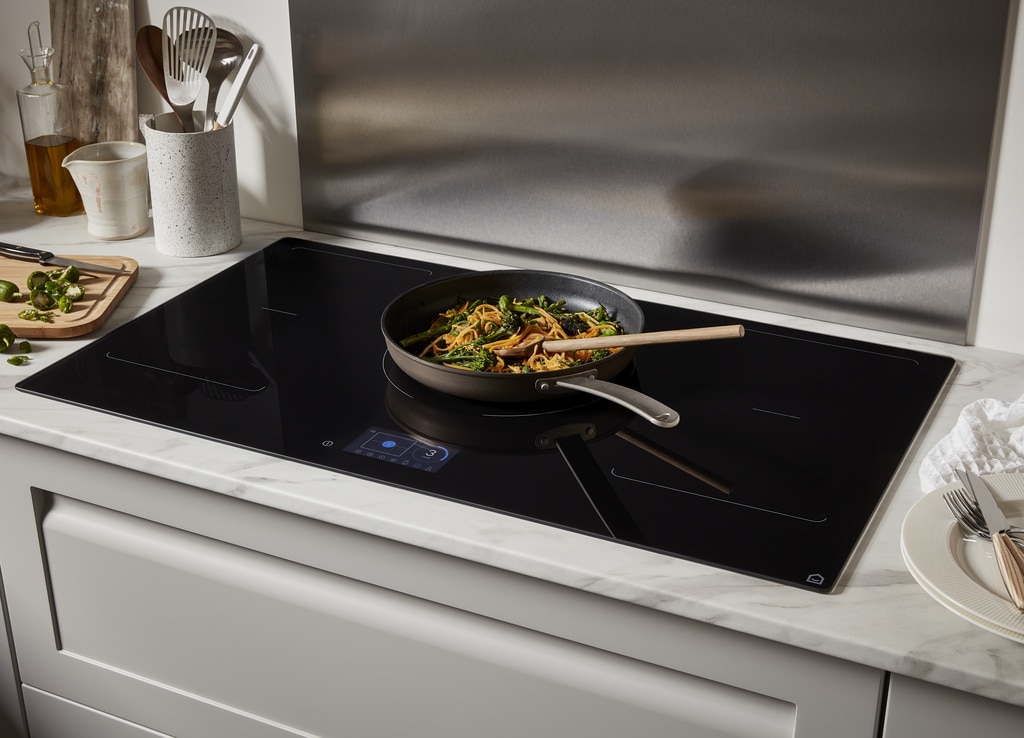 Plita incorporabila GOODHOME GHIHAC90, Inductie, 5 arzatoare, Touch control, negru