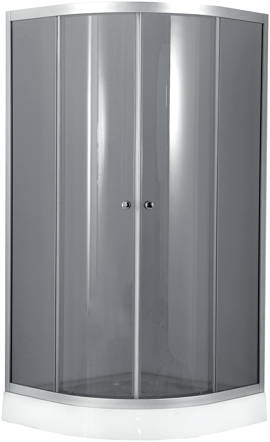 Cabina dus si cadita semirotunda, 80 x 80 x 193 cm GoodHome Briska