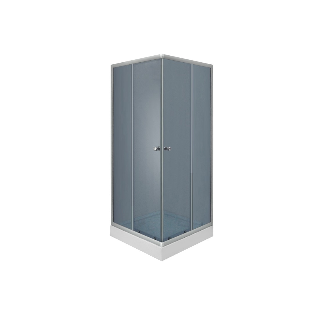 Cabina dus si cadita patrata, 90 x 90 x 195 cm • GoodHome Briska