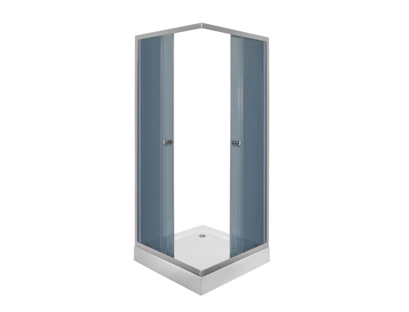 Cabina dus si cadita patrata, 90 x 90 x 195 cm • GoodHome Briska