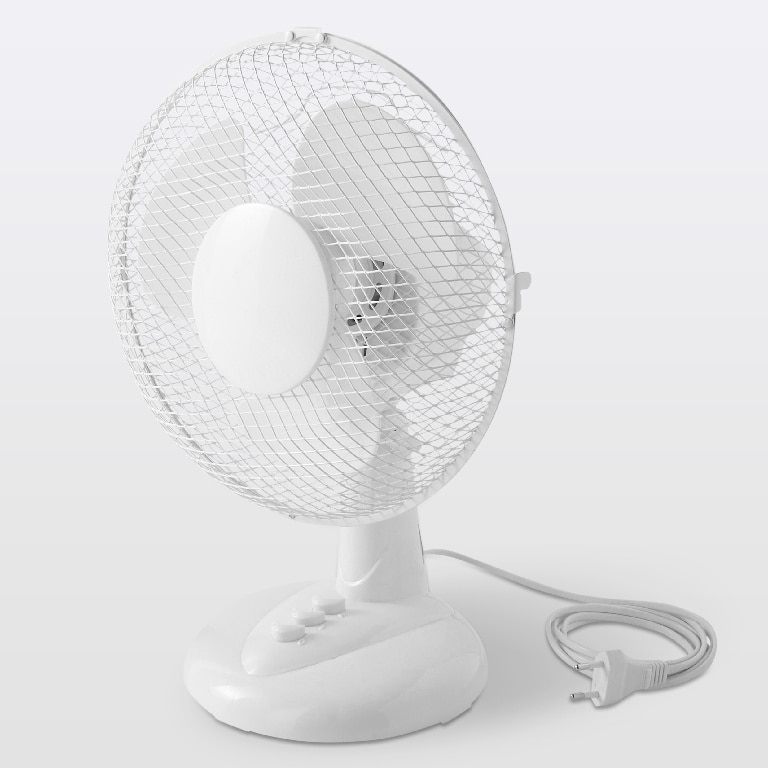 Ventilator de birou, 30 W, diametru 23 cm