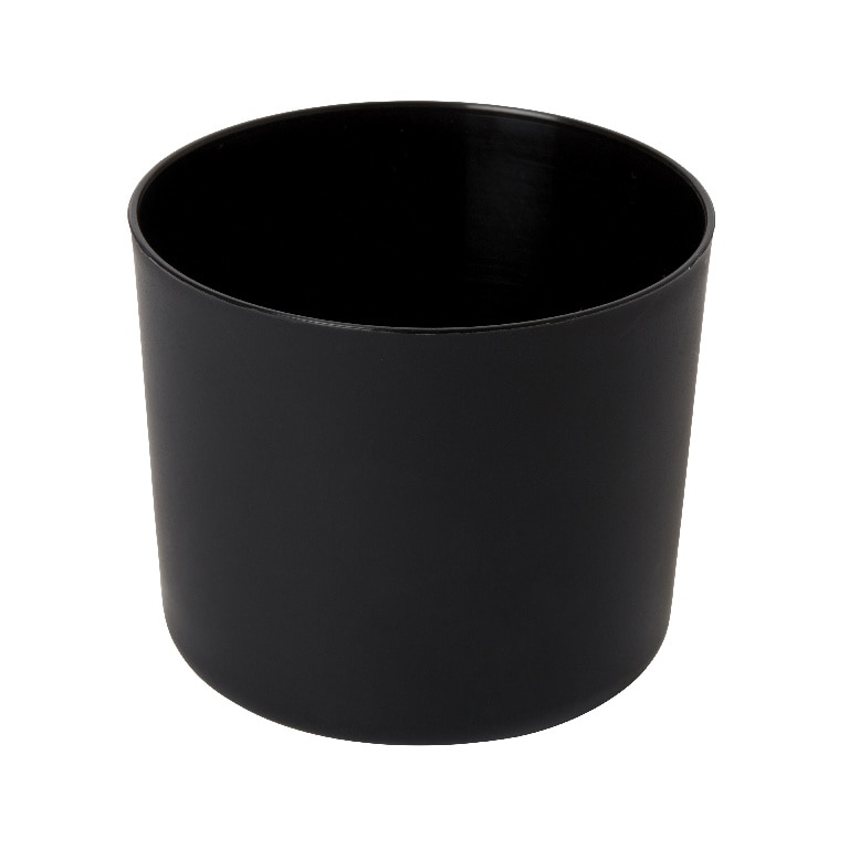 Ghiveci din plastic, negru, forma rotunda, 8 cm  GoodHome