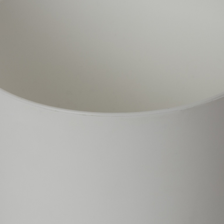 Ghiveci din plastic, alb, forma rotunda, 9.6 diametru  GoodHome