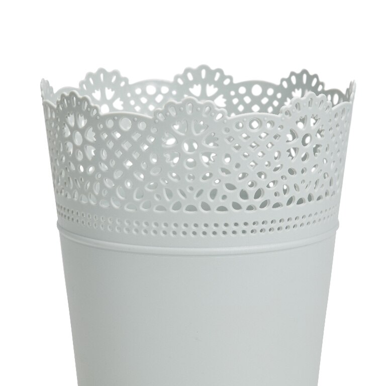 Ghiveci din plastic, albastru, forma rotunda, 16 cm diametru  GoodHome