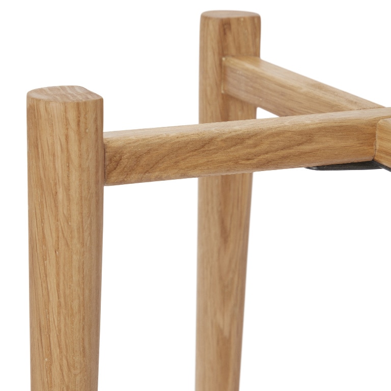 Suport ghiveci din lemn, natur,  29,5 cm inaltime  GoodHome