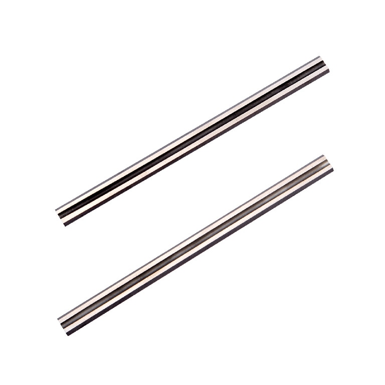 Set 2 lame rindea, lemn, 82 x 5 .5 x 1.25mm, carbura de tungsen • Universal fit