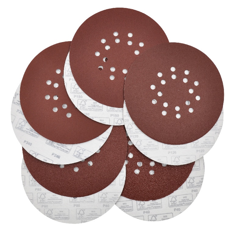 Set mixt foi abrazive smirghel Universal Fit G10F, 225 mm, pentru aparat slefuire pereti