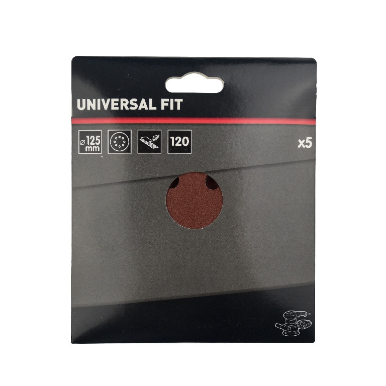 Disc slefuire cu gauri 125 mm P120