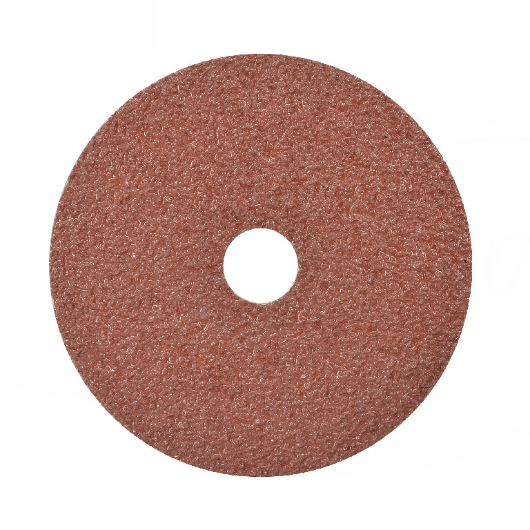 Disc din fibra pentru bormasina Universal Fit, 125 mm, granulatie 24, maro