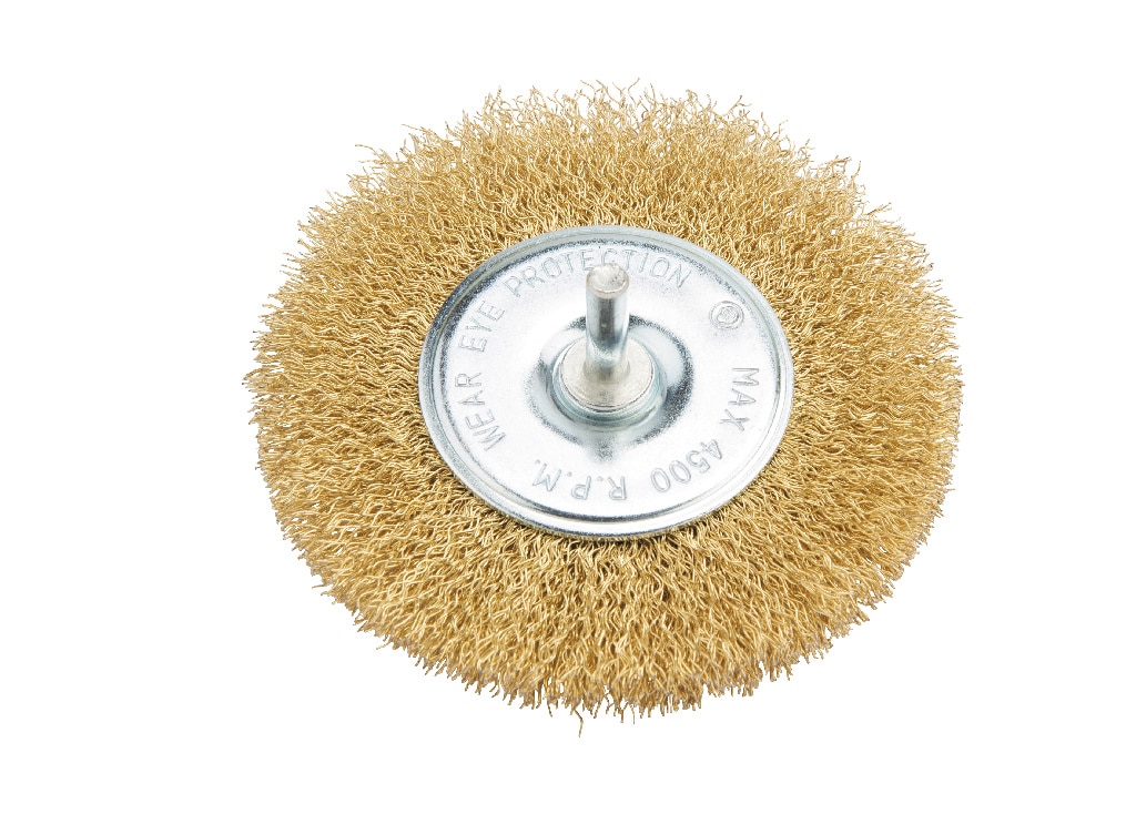 Perie roata bormasina, sarma, 100 mm, otel • Universal fit
