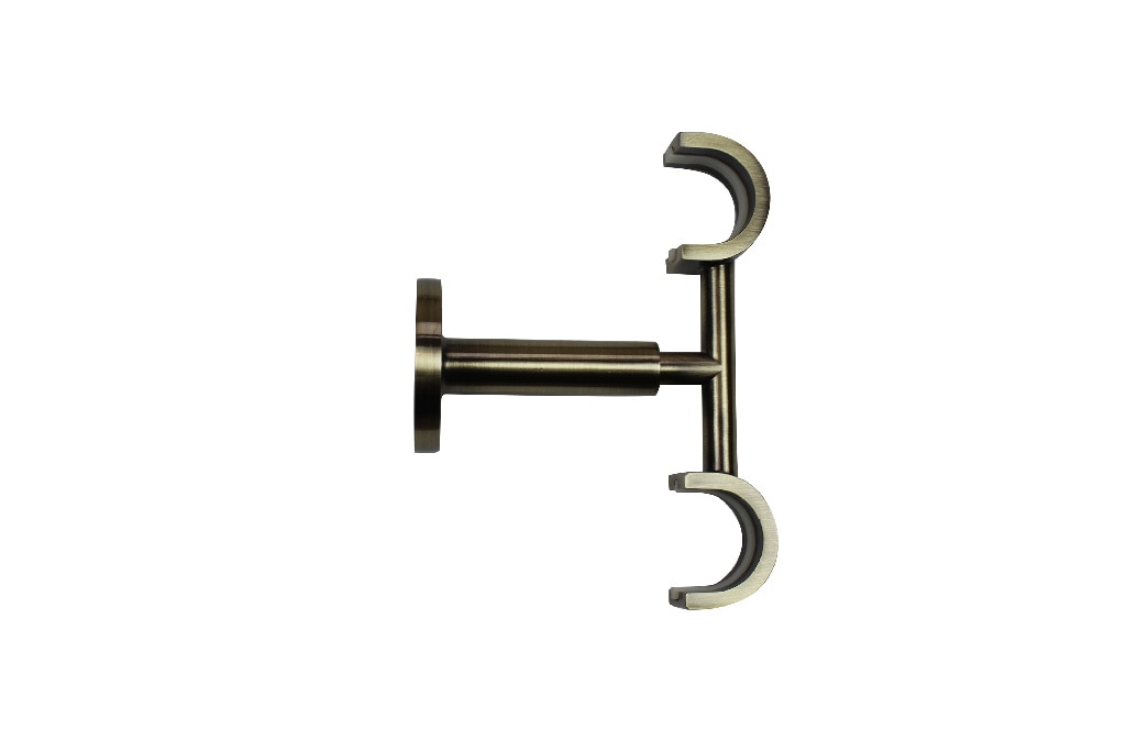 Suport universal dublu tavan GOODHOME Antiki, extensibil, 12.5 x 5 x 5 cm, metal, auriu