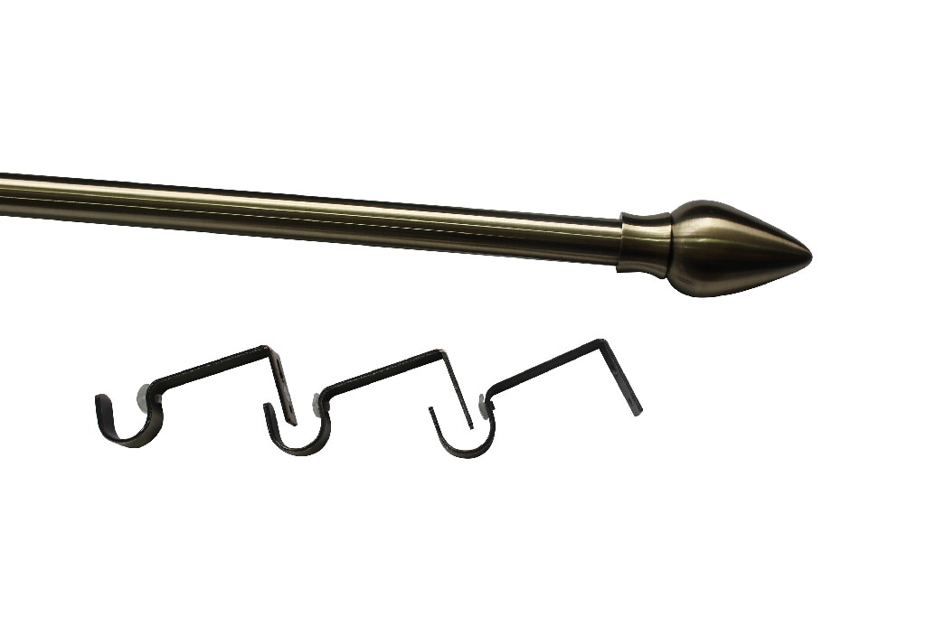 Kit pentru galerie simpla GOODHOME Antiki, 120-210 cm, diametru 2.5-2.8 cm, metal, auriu