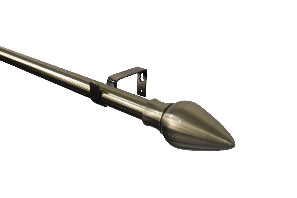 Kit pentru galerie simpla GOODHOME Antiki, 120-210 cm, diametru 2.5-2.8 cm, metal, auriu