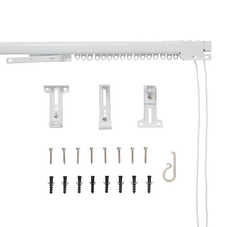 Sina simpla perdea, extensibila, 1.2 m, 1 canal  GoodHome 