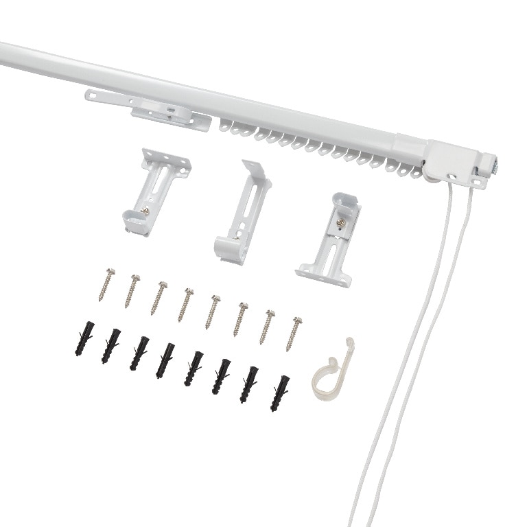 Sina simpla perdea, extensibila, 1.2 m, 1 canal  GoodHome 