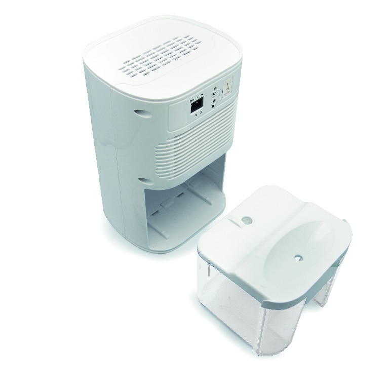 Dezumidificator ultra-compact 0.3 l, 24 W, 158 x 237 x 136 mm