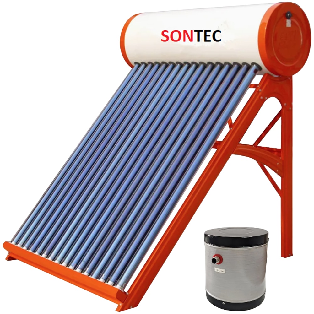 Panou solar nepresurizat, volum rezervor 122L, 15 tuburi Sontec