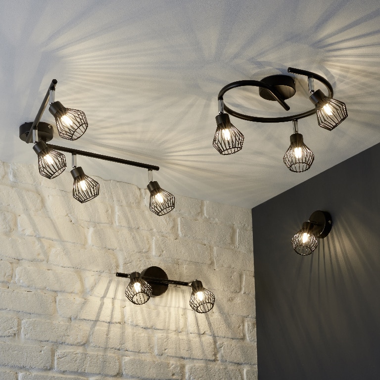 Plafoniera COLOURS Akiak, G9, 40W, IP20, negru