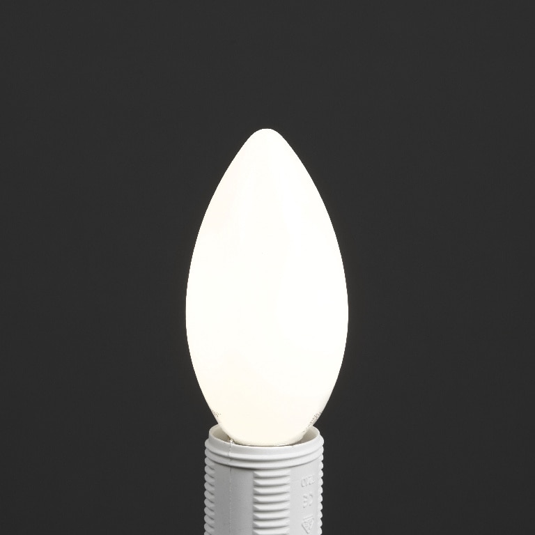 Bec LED, E14, 40W, 2700K/4000K, plastic, model lumanare • Diall