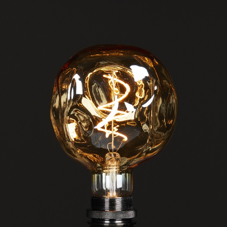 Bec LED, E27, 1800K, sticla, lumina calda• Diall