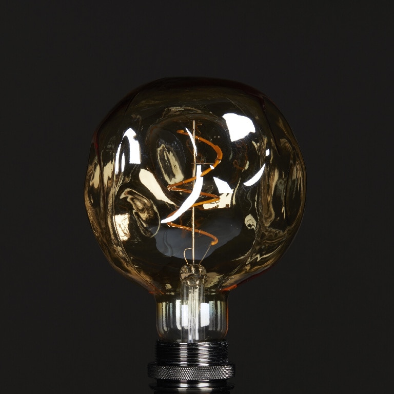 Bec LED, E27, 1800K, sticla, lumina calda• Diall