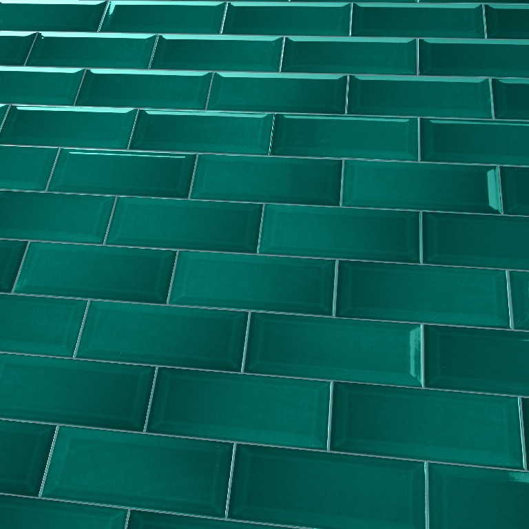 Faianta interior, verde, 20 x 10 x 0.75 cm, 0.88 mp • Trentie