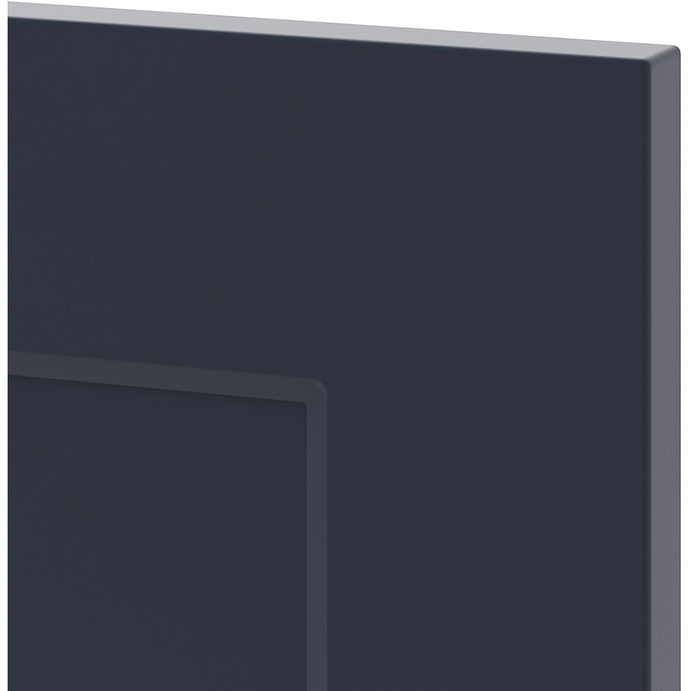 Front usa GoodHome Artemisia, 49.7 x 71.5 x 1.8 cm, PET si MDF, albastru mat