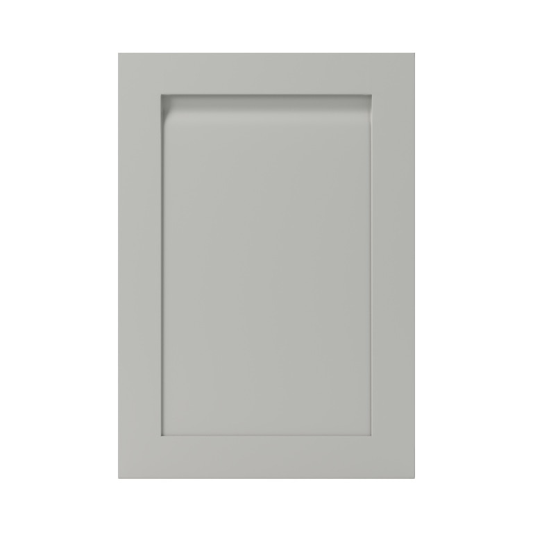 Front usa gri, cu sticla, 50 cm  Garcinia