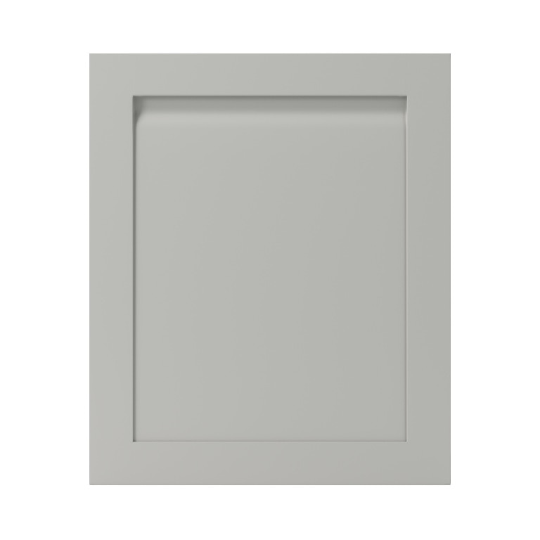 Front usa gri, cu sticla, 60 cm  Garcinia