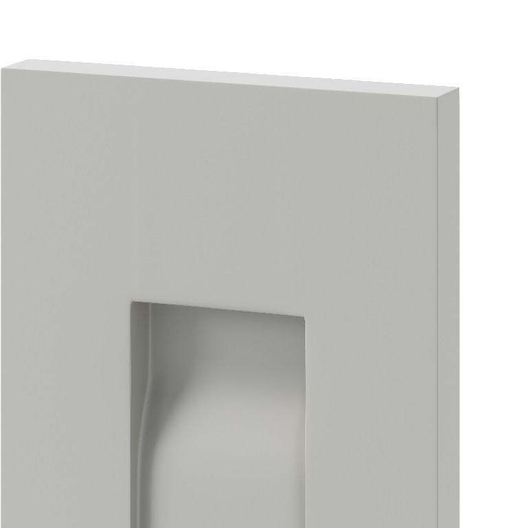 Front usa dulap bucatarie GoodHome Garcinia, 15 x 90 x 2 cm, MDF, gri