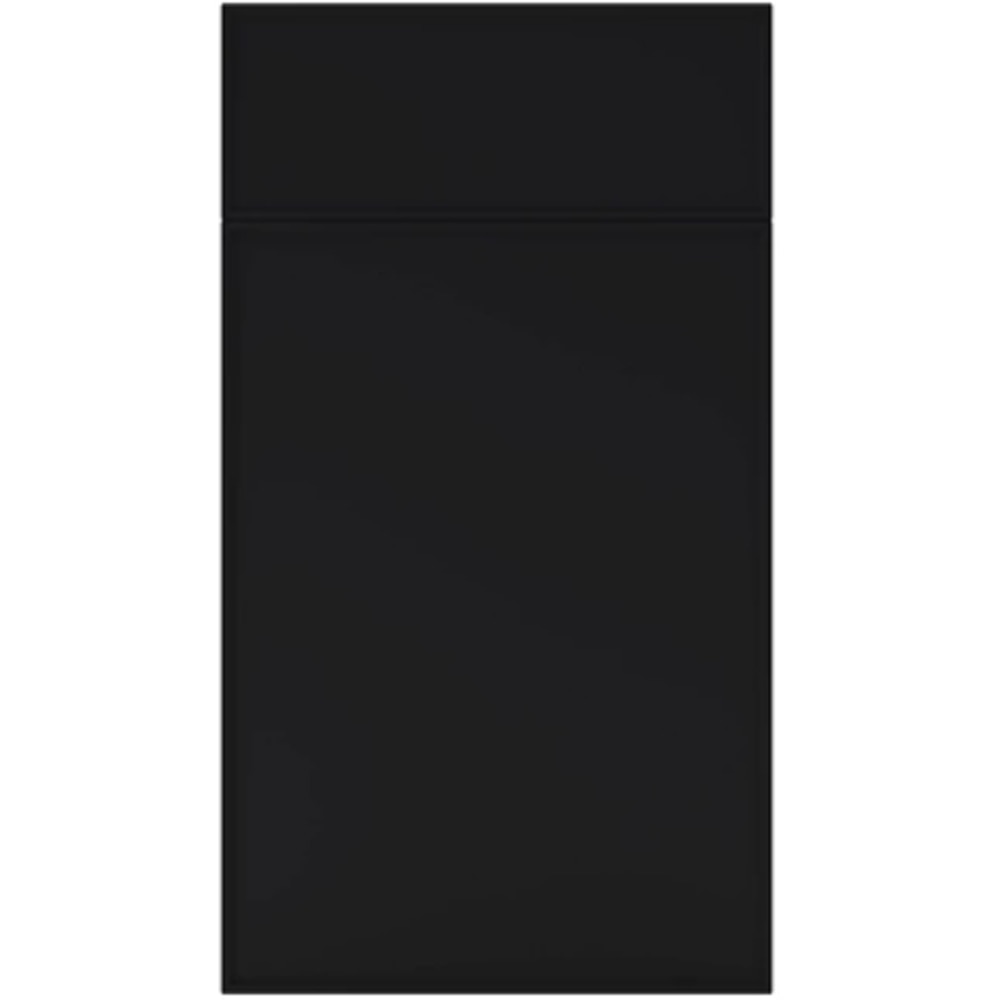 Front usa GOODHOME Pasilla, MDF, 40 x 72 cm, negru mat